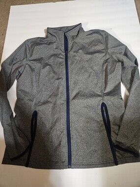 Gulfstream Heather Gray Zip Up Jacket XL